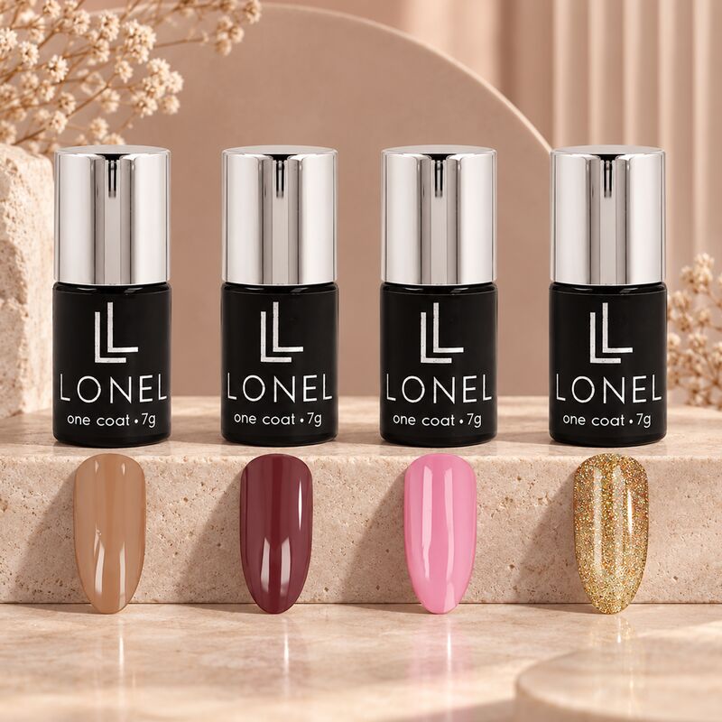 LONEL gel lak One Coat 7g - Nude Collection