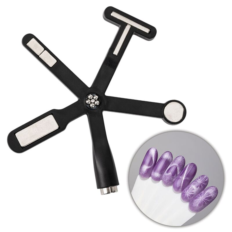 Magnet na Cat Eye Molly Nails 6 v 1 – černá hvězda
