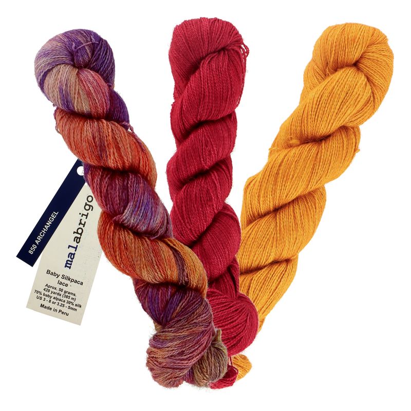 Malabrigo Silkpaca – alpaka s hedvábím 50g 384m