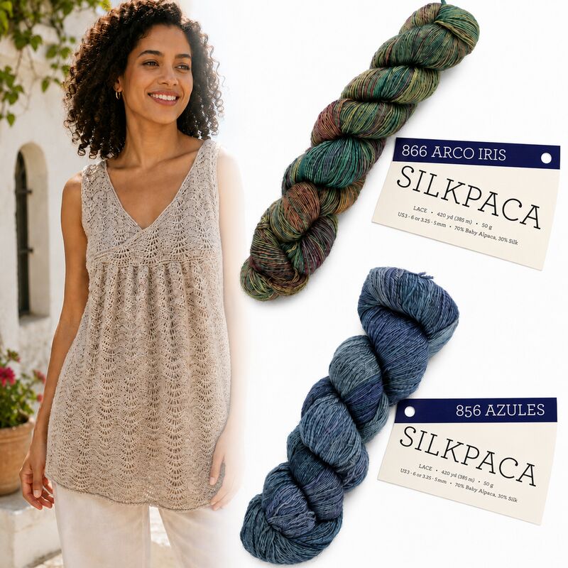Malabrigo Silkpaca – alpaka s hedvábím 50g 384m