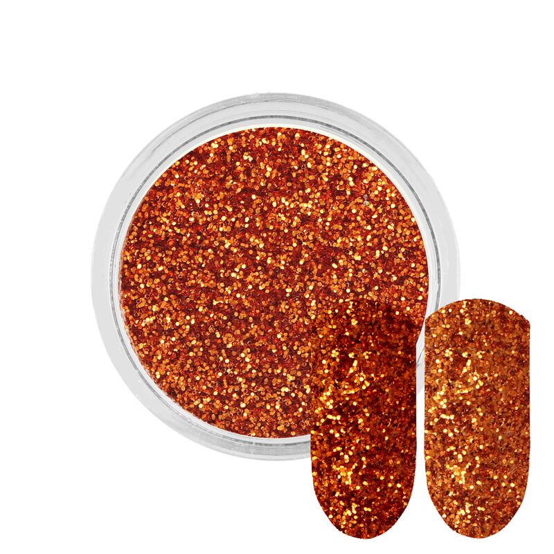 Měděný třpytivý prášek Rossart 0,2mm 3ml