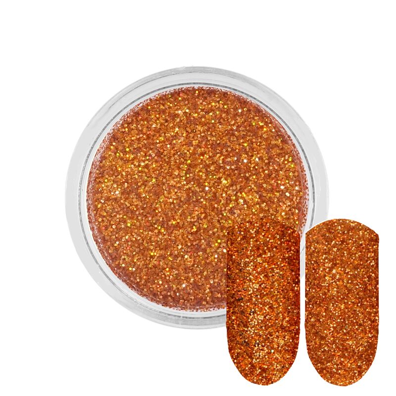 Měděný holografický prášek Rossart 0,2mm 3ml