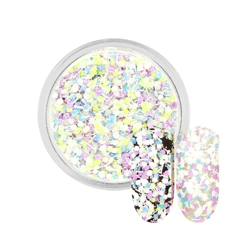 Modré a fialové třpytky Rossart rush effect 3ml