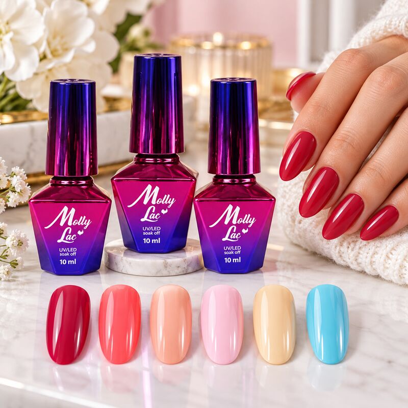 Molly Lac Hybrid Lacquer 10 ml - různé barvy