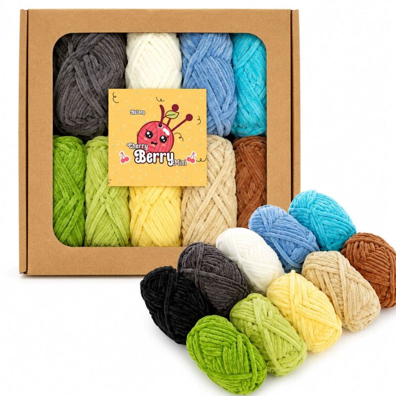Natana Cherry Berry Mini Color Pack 10x20g 24m - modré a zelené barvy
