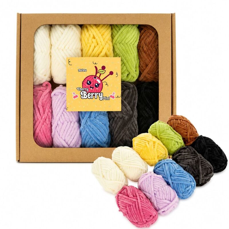 Natana Cherry Berry Mini Color Pack 10 x 20g 24m - pastelové barvy