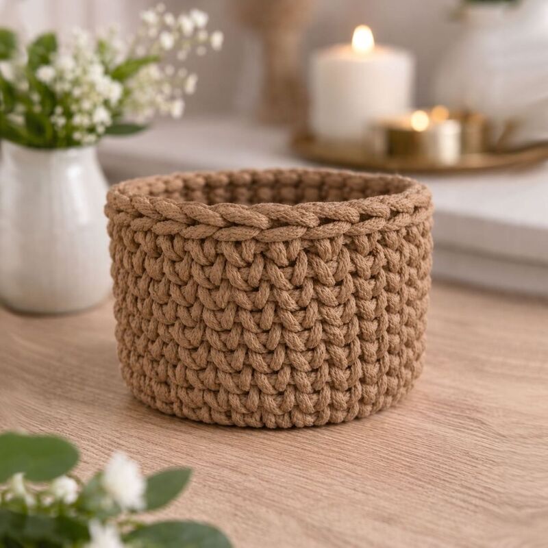 Natana sada na háčkovaný košík 15cm