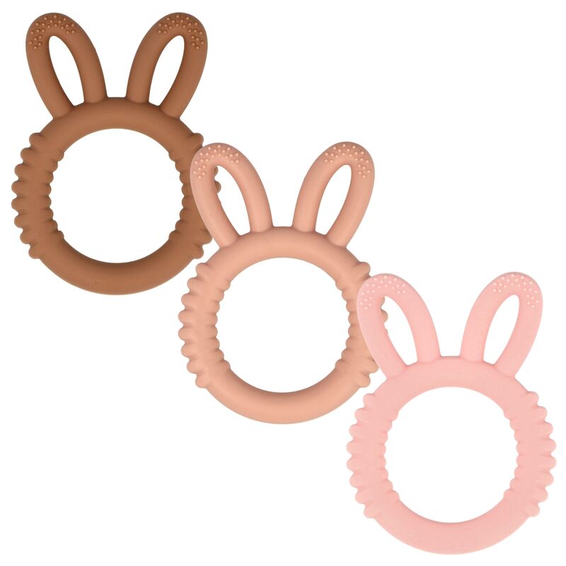 Natana silikonový přívěsek ve tvaru Bunny 7,2 x 10 cm 1 kus