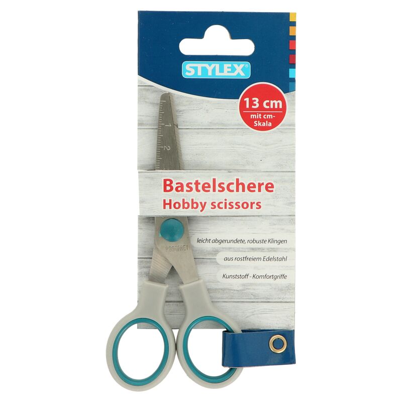 Nůžky pro děti 13 cm modré