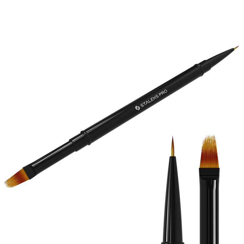 Oboustranný štětec STALEKS Expert liner 7 mm / pfor gradient 11 mm