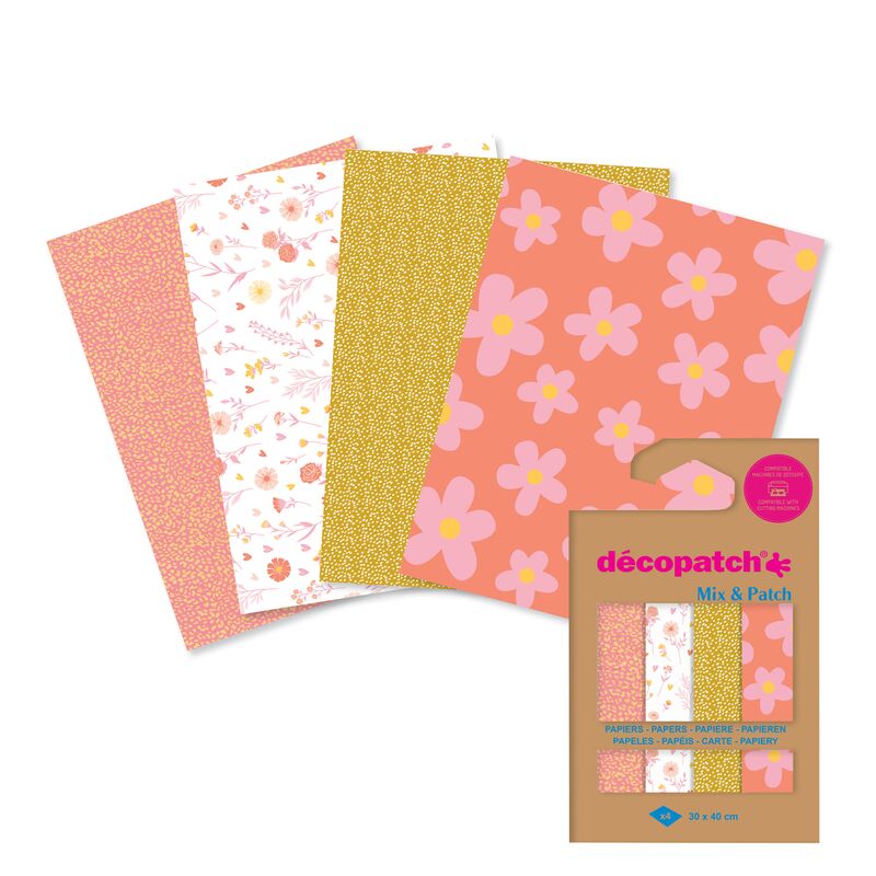Papíry na decoupage Mix & Patch Sweet Hour