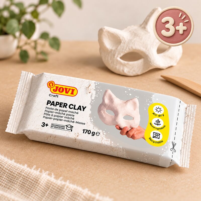 Papírová samotvrdnoucí hmota JOVI Patmache 170g
