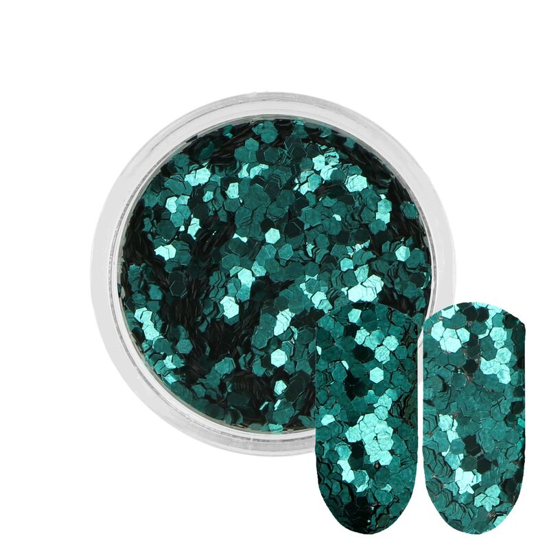 Petrolejové třpytky Rossart 1mm 3ml