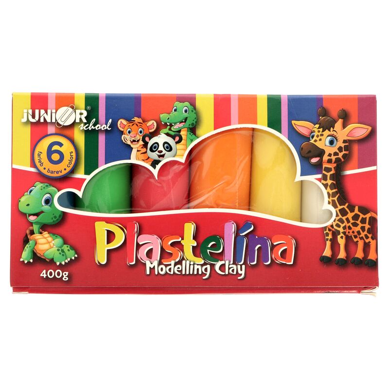 Plastelína 6 odstínů 400g
