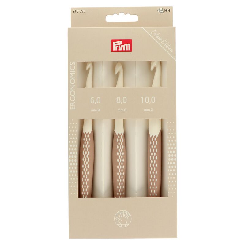 Prym sada háčků 6 mm, 8 mm a 10 mm