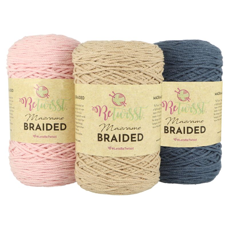 Retwisst Macrame Braided 2mm 250g 250m