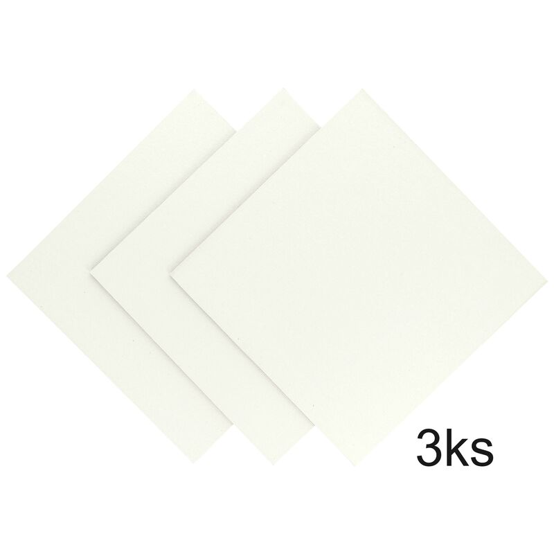 Sada 3 ks malířských pláten na lepence 20 x 20 cm