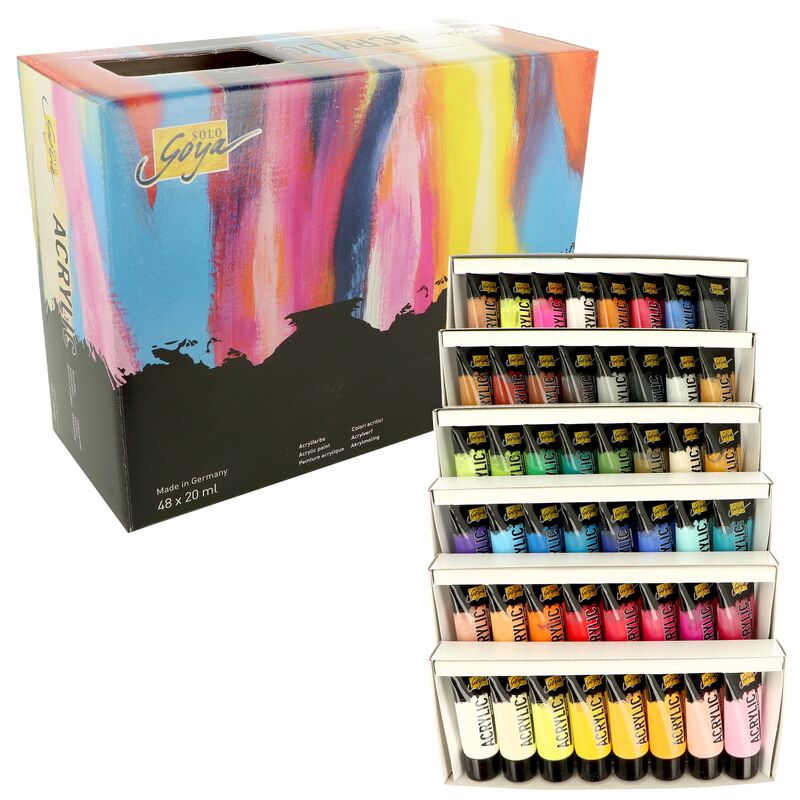Sada akrylových barev Kreul Solo Goya 48x20ml