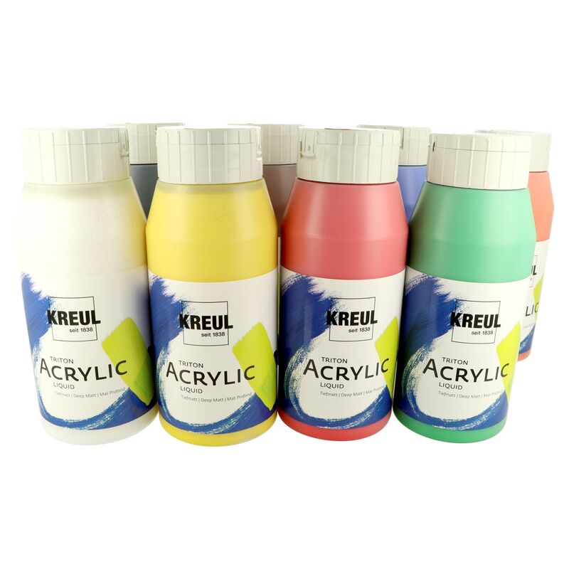 Sada akrylových barev Kreul TRITON Powerpack 8x750ml