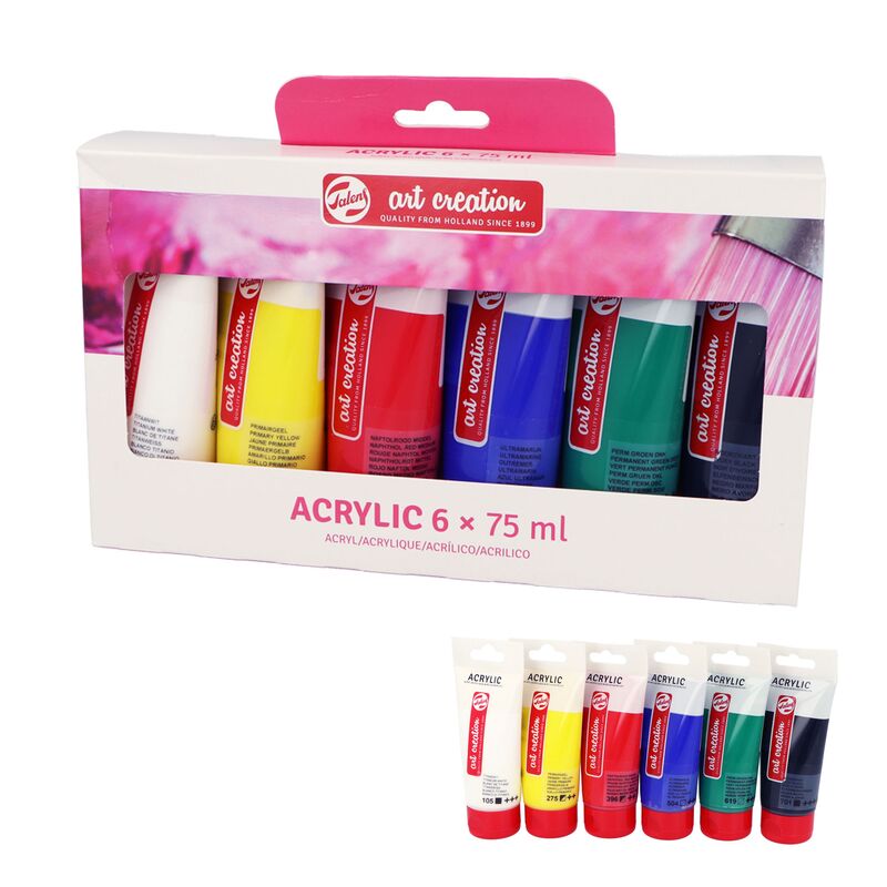 Sada akrylových barev Talens Art creation 6 x 75 ml
