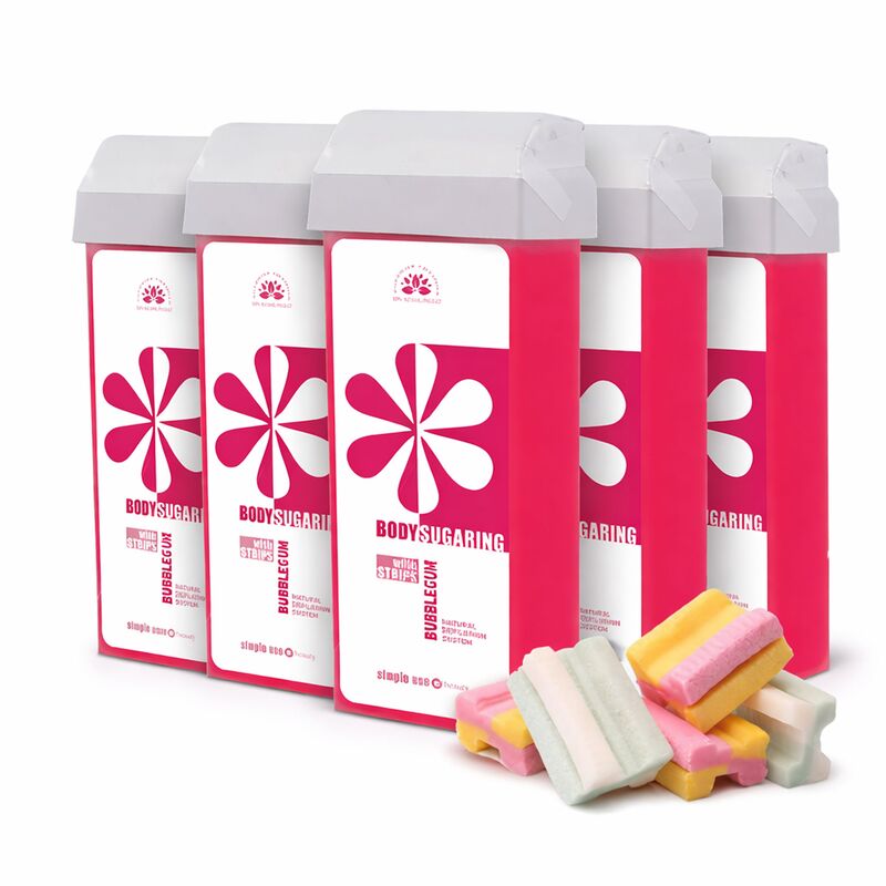 Sada cukrových depilačních vosků Bubblegum - 5ks