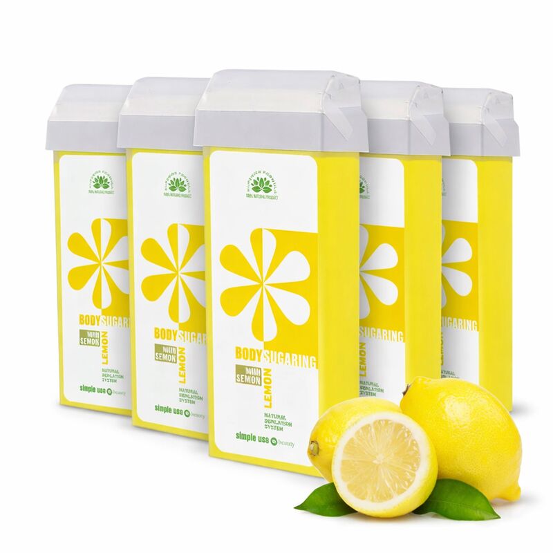 Sada cukrových depilačních vosků Lemon - 5ks