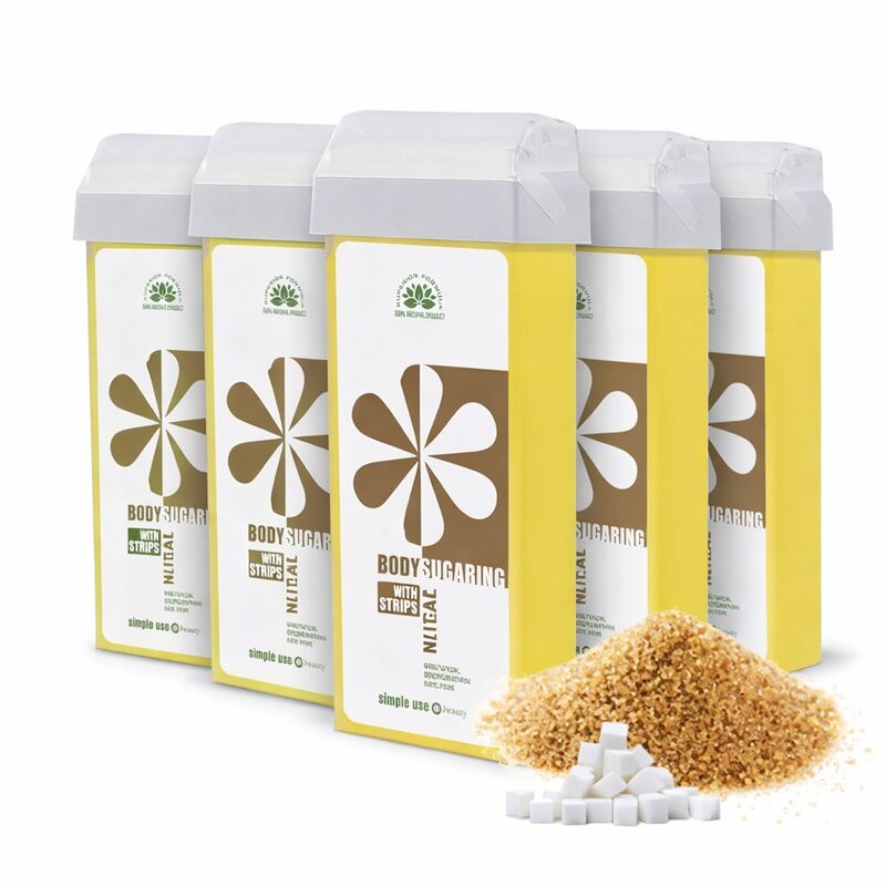 Sada cukrových depilačních vosků Natural - 5ks