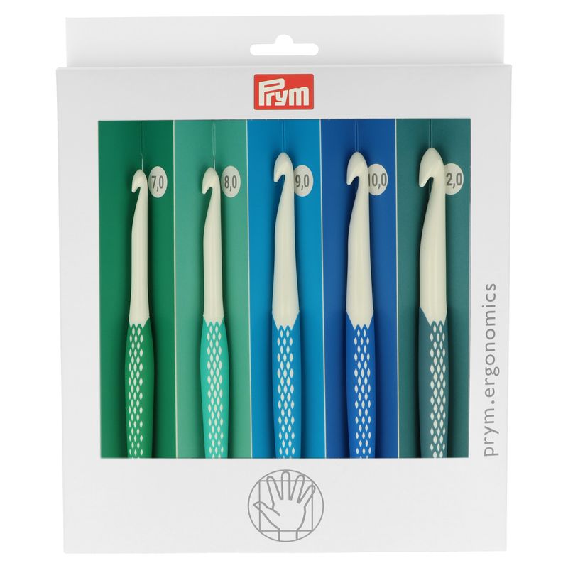 Sada ergonomických háčků Prym 7- 12 mm