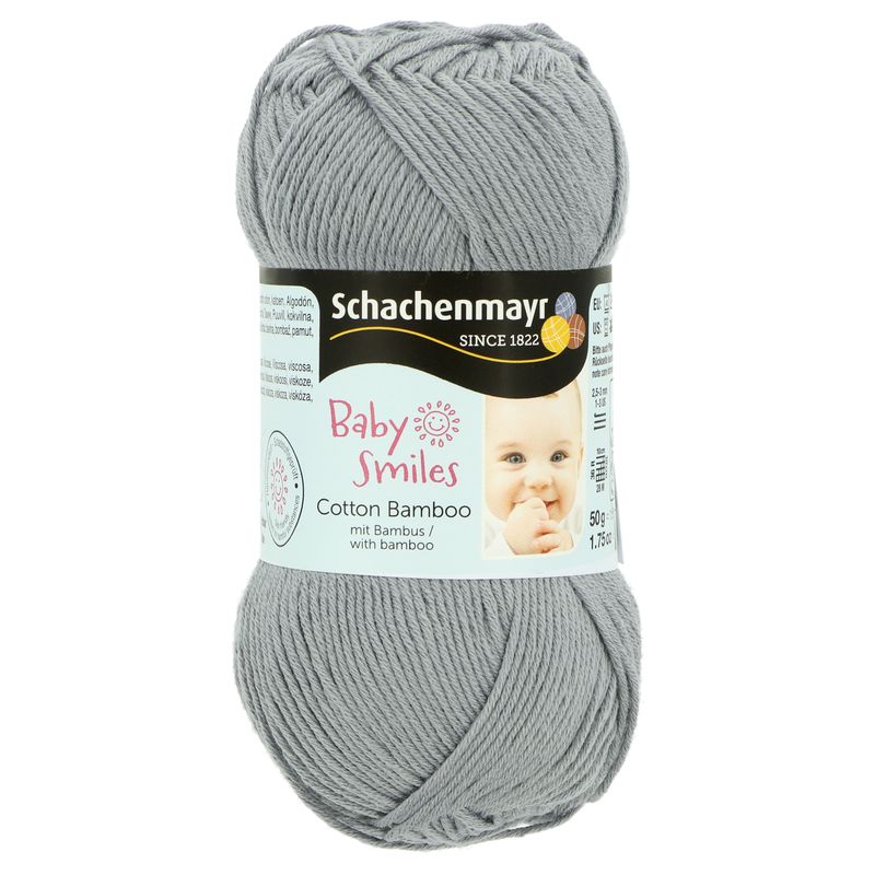 Schachenmayr Baby Smiles Cotton Bamboo 01098 šedá