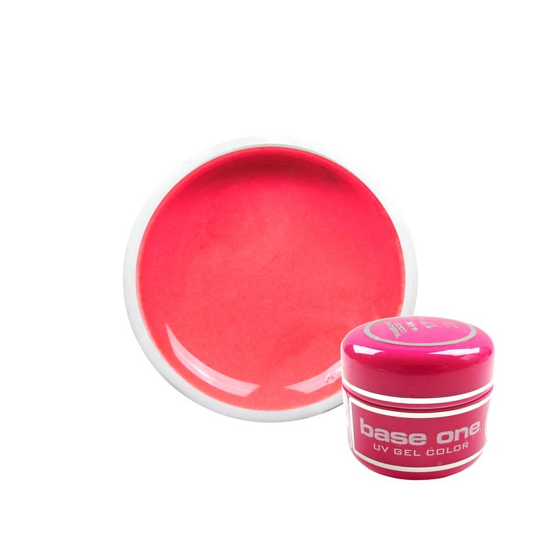Silcare Base One UV gél Neon Medium Coral 13 5g