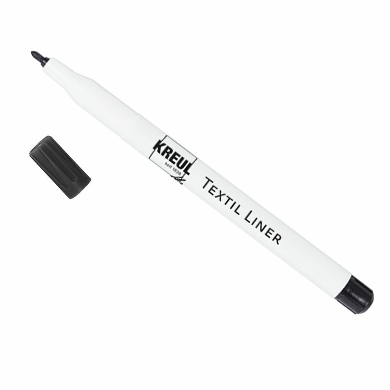 Textilní popisovač KREUL černý