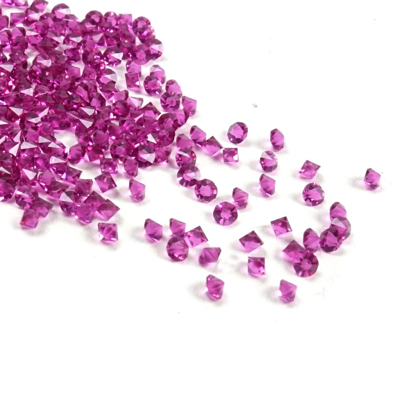 Tmavě růžové kamínky Rossart pixie 1,2 mm 50 ks