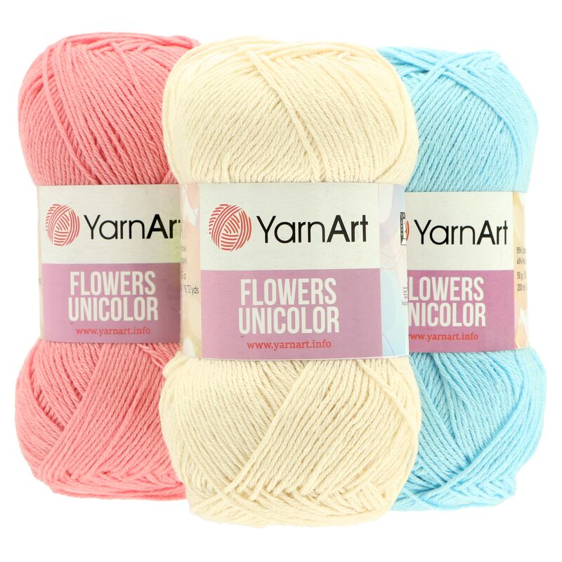 YarnArt Flowers Unicolor 50g 200m | Noezon.cz