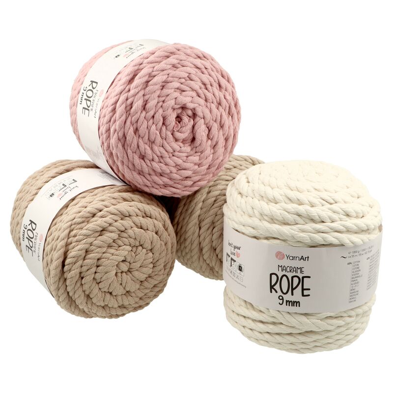 YarnArt Macrame Rope 9mm 1000g 55m